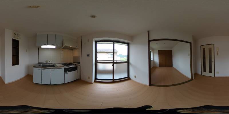 パノラマ画像キッチン