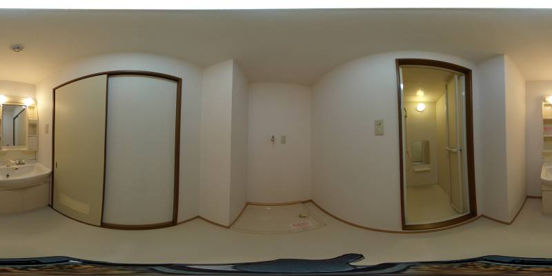 パノラマ画像洗面所