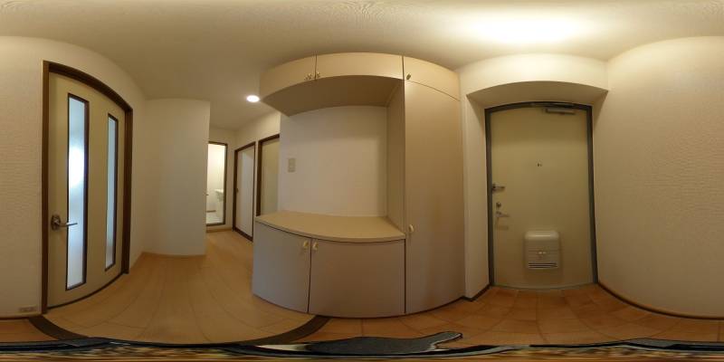 パノラマ画像玄関