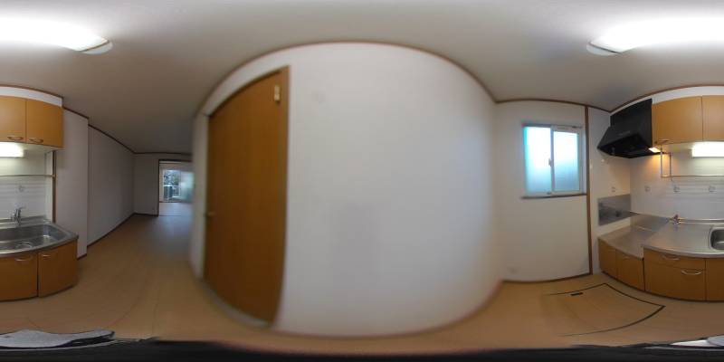 パノラマ画像キッチン