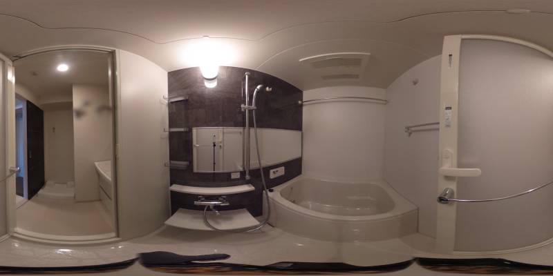 パノラマ画像バスルーム