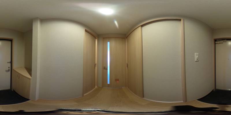 パノラマ画像玄関