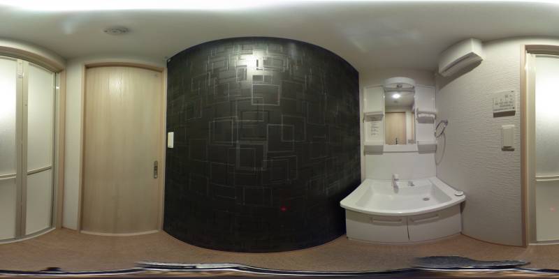 パノラマ画像洗面所