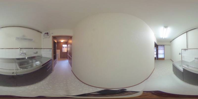 パノラマ画像キッチン