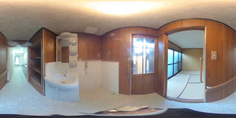 パノラマ画像洗面所