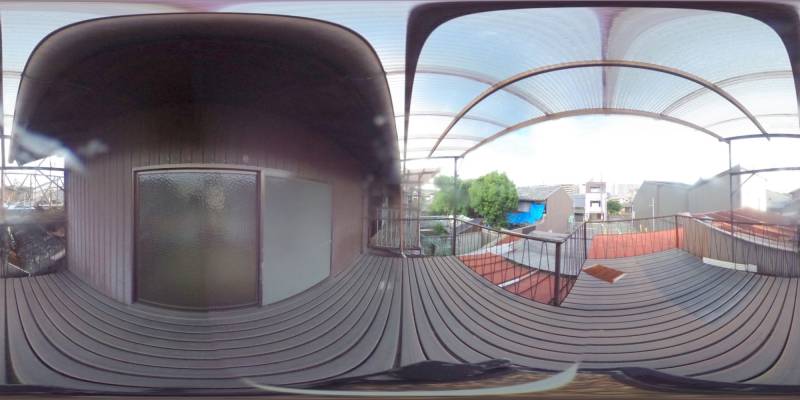 パノラマ画像バルコニー