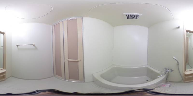 パノラマ画像バスルーム