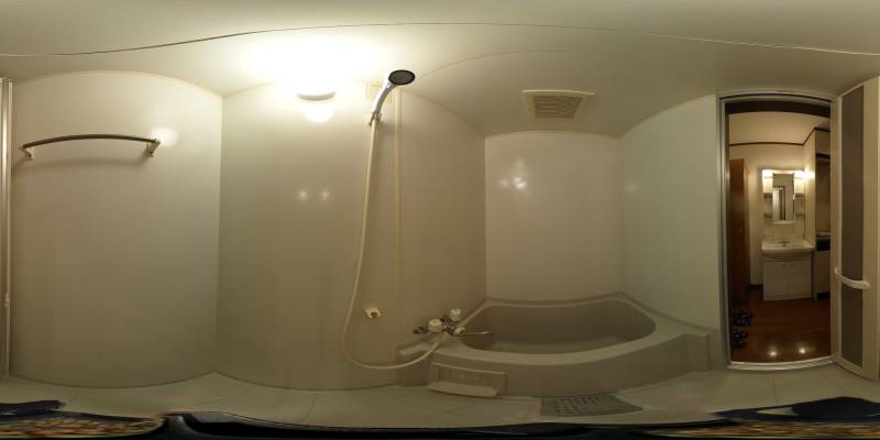 パノラマ画像バスルーム