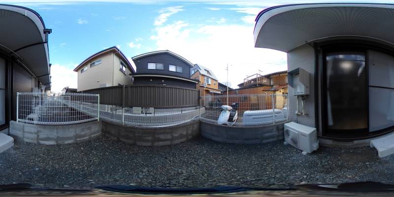 パノラマ画像バルコニー