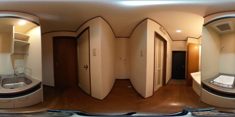 パノラマ画像キッチン