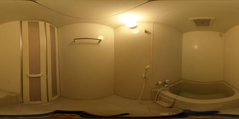 パノラマ画像バスルーム