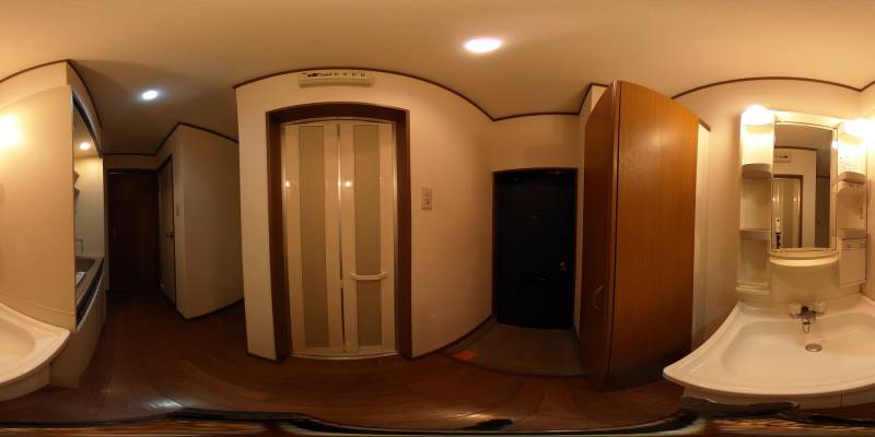 パノラマ画像洗面所