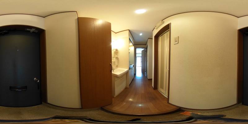 パノラマ画像玄関