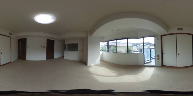 パノラマ画像リビング