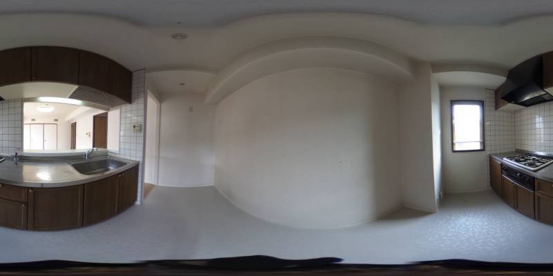 パノラマ画像キッチン