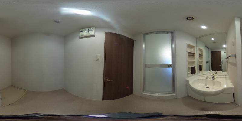 パノラマ画像洗面所