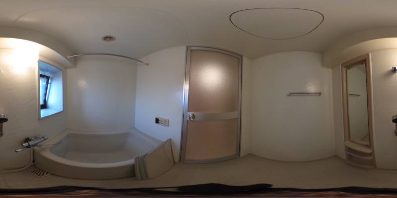 パノラマ画像バスルーム