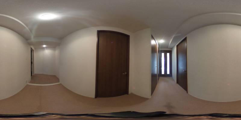 パノラマ画像玄関