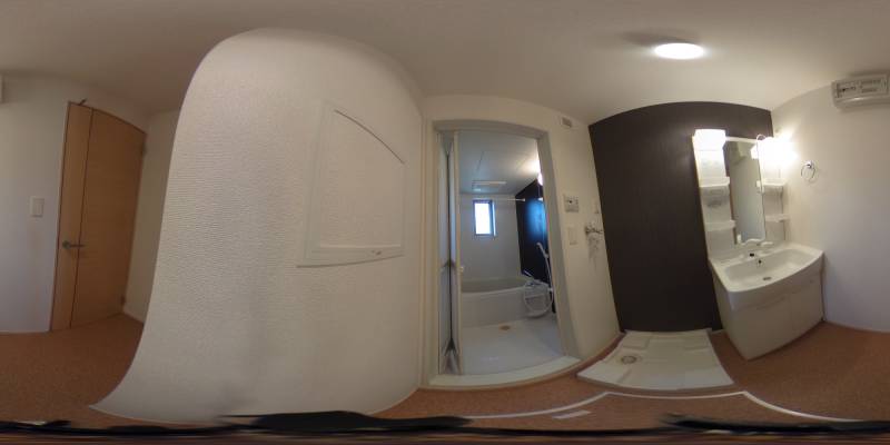 パノラマ画像バスルーム