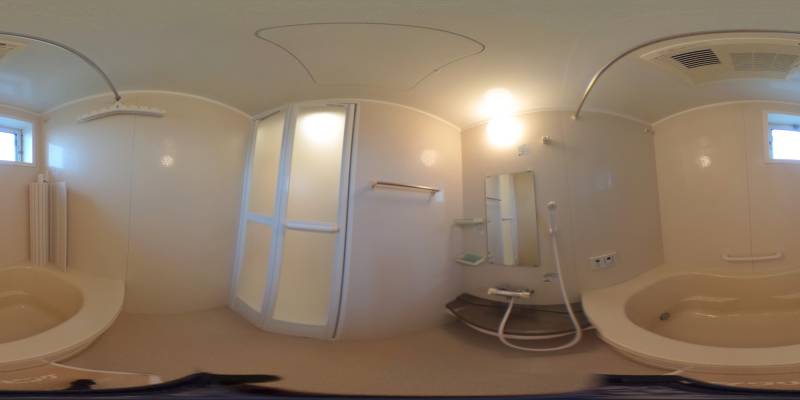 パノラマ画像バスルーム