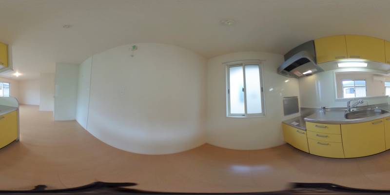 パノラマ画像キッチン