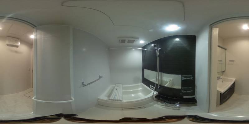 パノラマ画像バスルーム