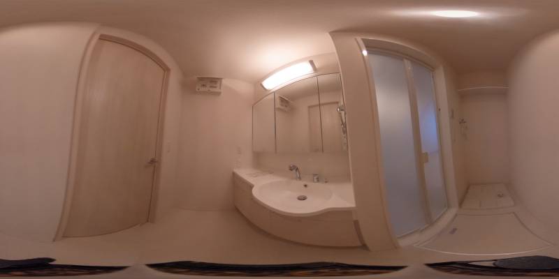 パノラマ画像洗面所