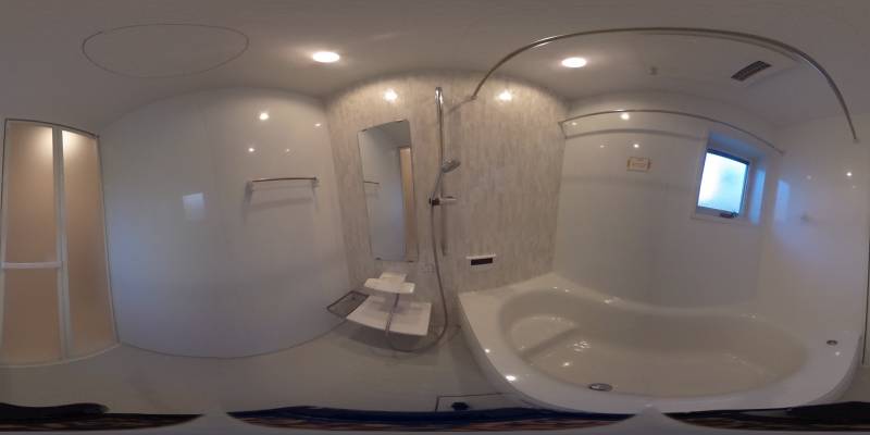 パノラマ画像バスルーム