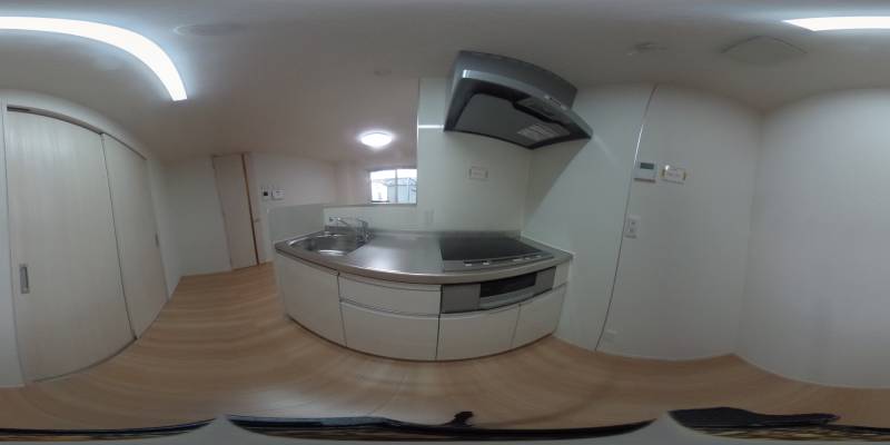 パノラマ画像キッチン