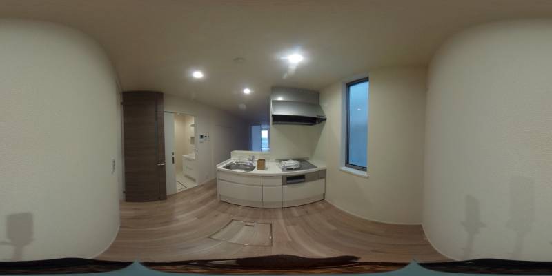 パノラマ画像キッチン