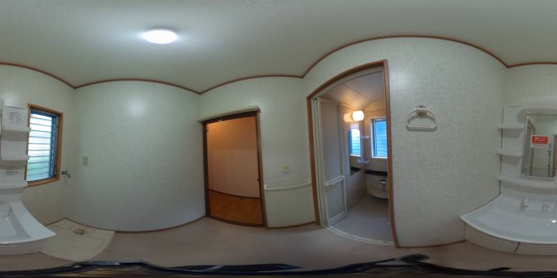 パノラマ画像洗面所