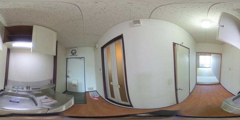 パノラマ画像キッチン