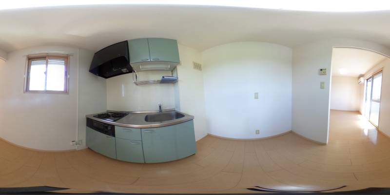 パノラマ画像キッチン