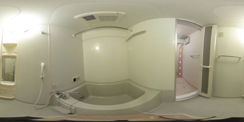 パノラマ画像バスルーム