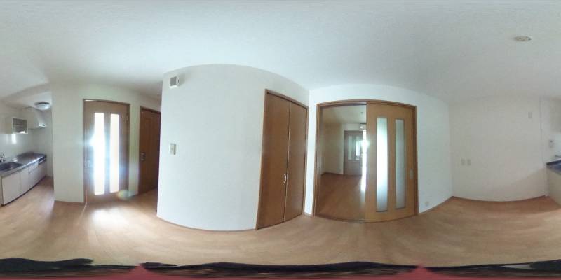 パノラマ画像キッチン