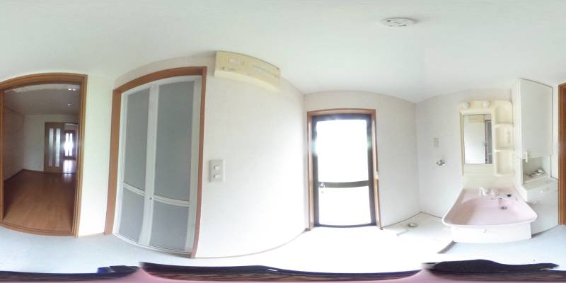 パノラマ画像洗面所