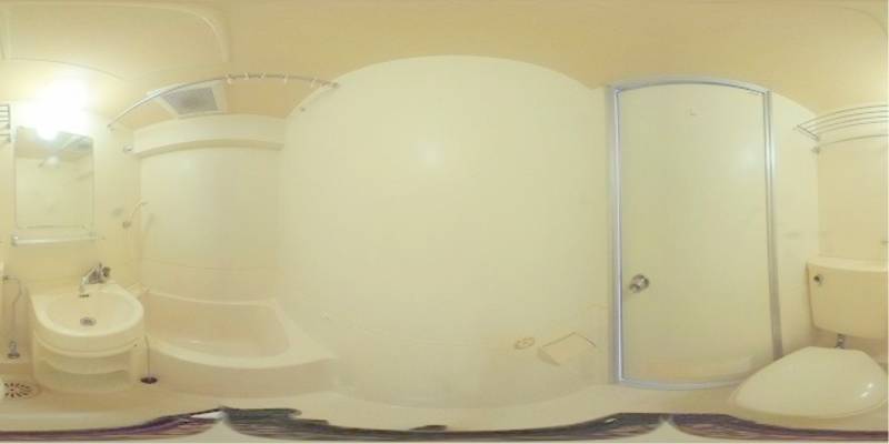 パノラマ画像バスルーム