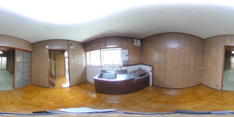 パノラマ画像キッチン