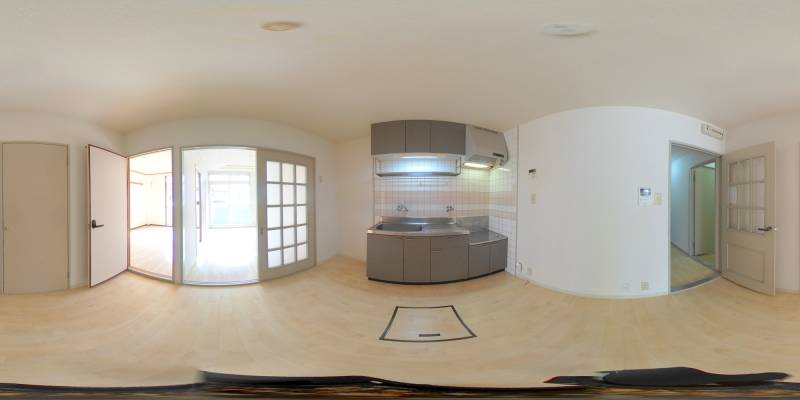 パノラマ画像リビング