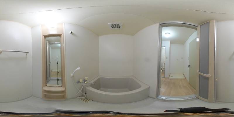 パノラマ画像バスルーム