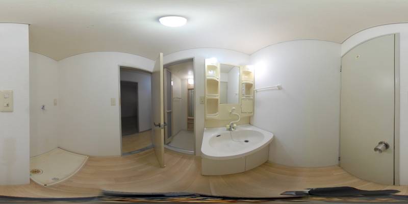 パノラマ画像洗面所