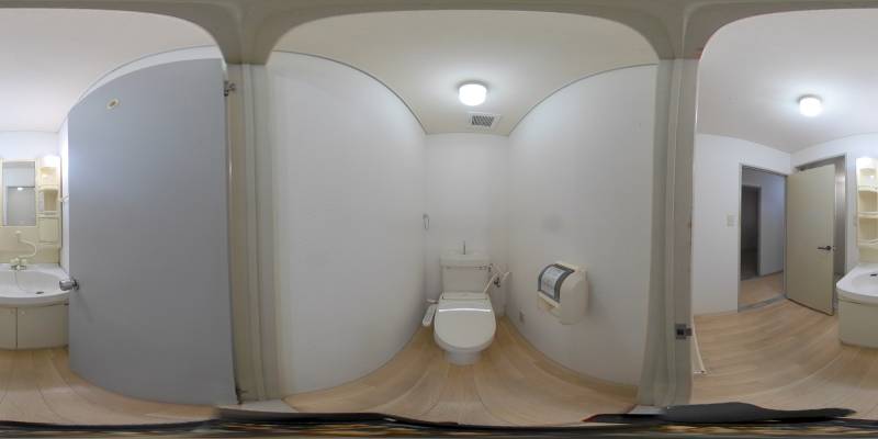 パノラマ画像トイレ
