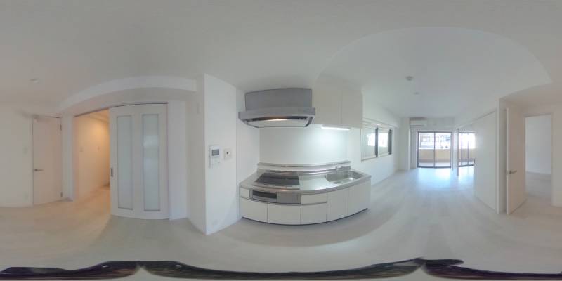 パノラマ画像キッチン