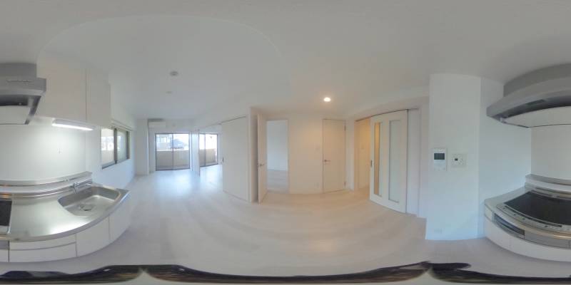 パノラマ画像キッチン