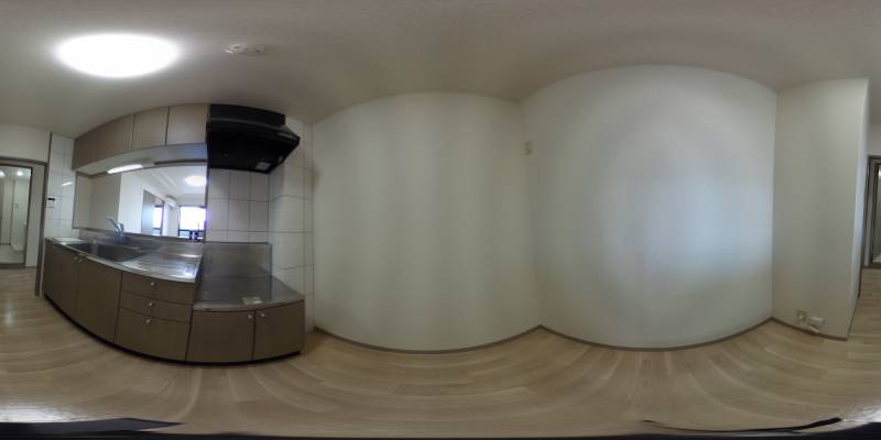 パノラマ画像キッチン