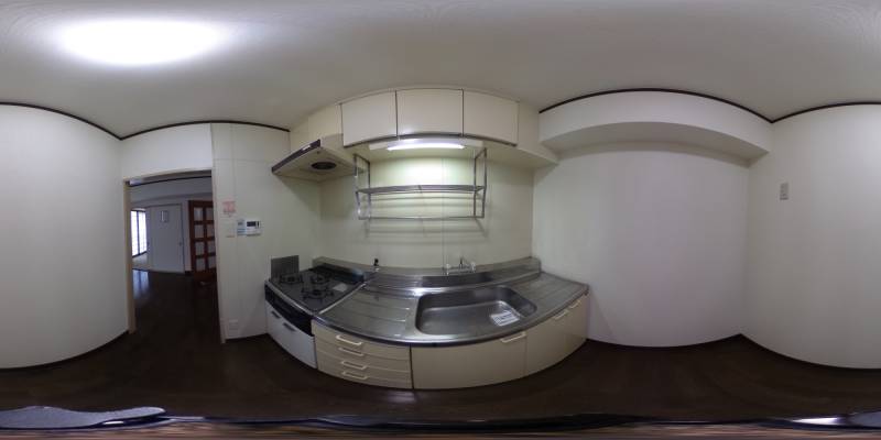 パノラマ画像キッチン