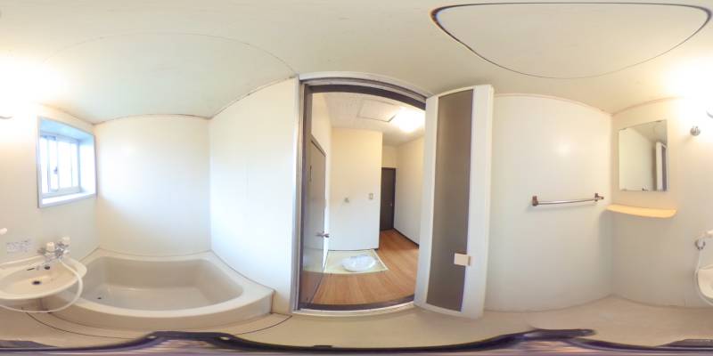 パノラマ画像バスルーム