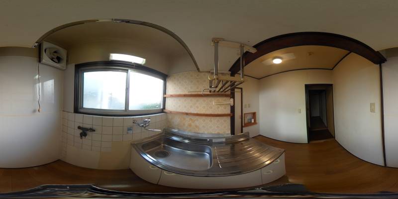 パノラマ画像キッチン