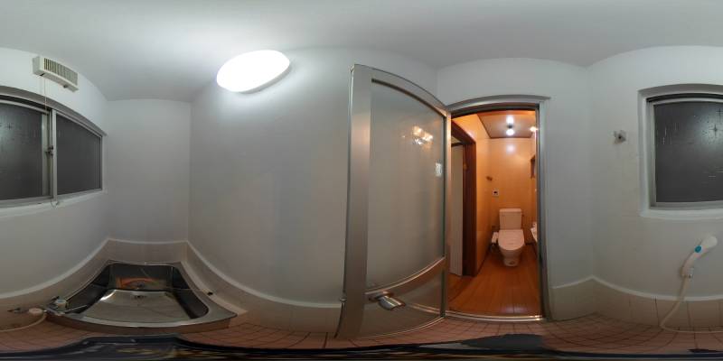 パノラマ画像バスルーム