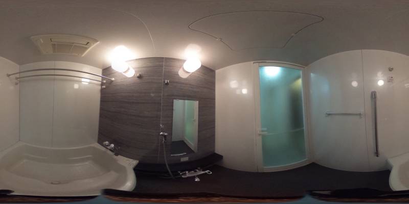 パノラマ画像バスルーム